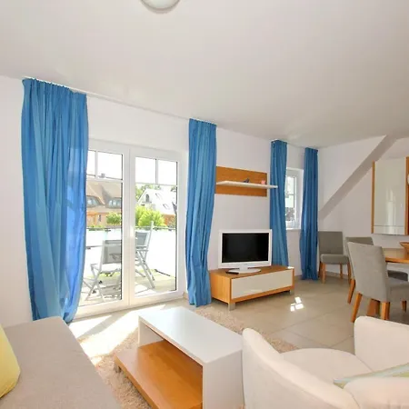 Strandnahe Rex Rugia: Balkon & Wellness-zugang *